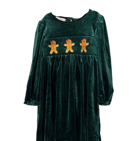 Gingerbread Green Dress